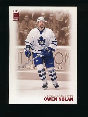 3-1/2"  x 5"  -- 2003-04 Pacific Exhibit Owen Nolan #378 /425 Maple Leafs - Image 1 of 3
