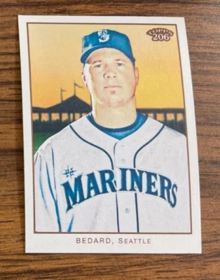 2009 TOPPS Card # 35 Erik Bedard - Seattle Mariners - Image 1 of 2