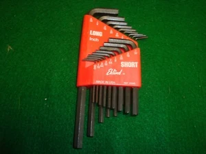 EKLIND 18 PIECE ALLEN WRENCH HEX KEY SET IN HOLDER - Picture 1 of 3