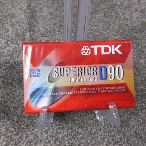 TDK Cassette Tape Blank Superior D90 NEW Sealed - Picture 1 of 7