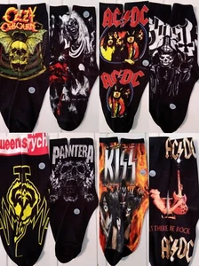 Heavy Metal INSPIRED Rock Socks ( AC/DC, KISS, GHOST, OZZY OSBOURNE Gift) UK 4/9 - Picture 1 of 39