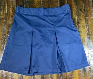 Cat & Jack Girls Uniform Skort Size 18 Blue - Picture 1 of 6