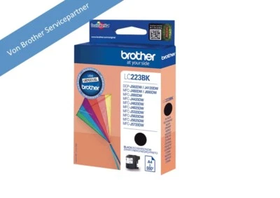 Brother LC223bk black Tinte original LC-223 für 4120, 4420, 4620, 4625 für 550 S - Bild 1 von 2