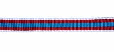 318C. Platinum Jubilee Service Medal Ribbon Miniature Select Option Sizes