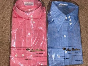 VTG 70S WOMENS BUTTON LONG SLEEVE EQUESTRIAN CHAMBRAY LONG SLEEVE RIDING SHIRT - Picture 1 of 8