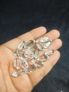 Clear Quartz Pencils Double Side Pointed Mix Sizes 15+mm - Picture 1 of 7