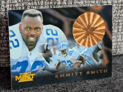 1996 EMMITT SMITH Pinnacle Mint Collection Bronze  #15 Dallas Cowboys HOF - Image 1 of 2