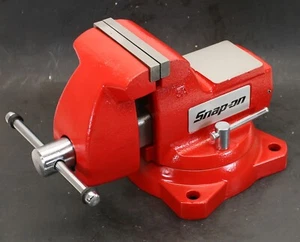 5” Snap On Tools Vise w/ Serrated Jaws & Swivel Base Wilton 5A Bench Vice Bullet - Picture 1 of 9