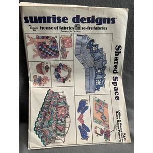 Sunrise Designs Office & Guest Room Home Decor Sewing Pattern 230 - Uncut - Picture 1 of 3