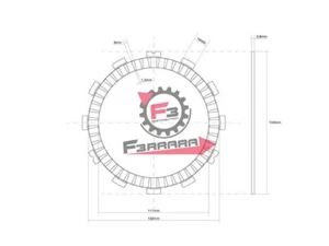 701.741137 DISCO FRIZIONE GUARNITO GIAPPONE OEM - Picture 1 of 1