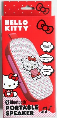 Hello Kitty 蓝牙 便携式扬声器 Sanrio SIL-35047 HKBTSPRTRD2 红色/粉色 — 第 1/3 张图片