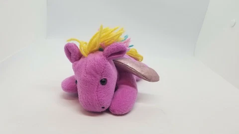 1999 Kentucky Derby Festival Horse Plush Stuffed Animal with Wings Purple Cover