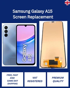 Samsung Galaxy A15 Screen Replacement LCD Digitizer High Quality - Picture 1 of 3