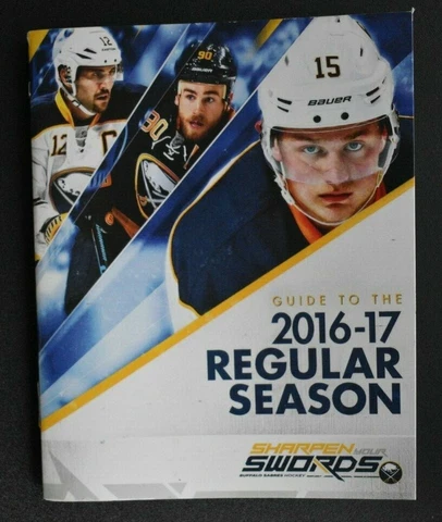 2016-17 Buffalo Sabres Season Ticket Guide to the Season booklet Jack Eichel Cover