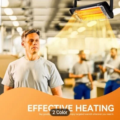 Comfort Zone CZQTV5M 1500W Ceiling Heater, Adjustable, Radiant, Garage 1- Piece  - Image 1 of 4