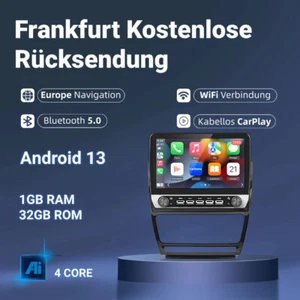 Carplay Android 13 Autoradio GPS Navi WIFI BT SWC Für Skoda Octavia 2 2007-2013 - Bild 1 von 17