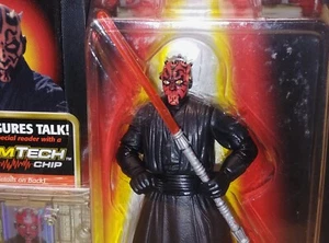 Star Wars EP1 BLACK VEST Darth Maul Jedi Duel Episode 1 RARE ERROR Variant Pink - Picture 1 of 10