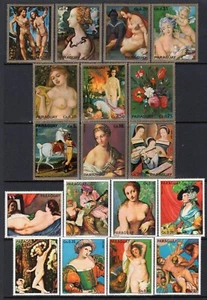 Paraguay 1974-75 Kunstgemälde 2 gute Sets postfrisch - Bild 1 von 1