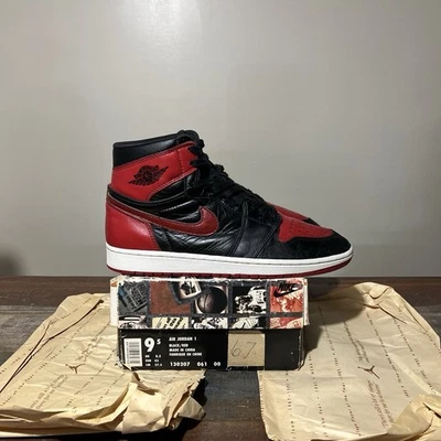 Nike Air Jordan 1 Bred 1994🦄🎄 1985/2025 - Image 1 of 4