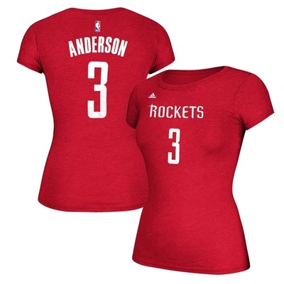 Ryan Anderson Adidas NBA Women's Houston Rockets Red N&N Jersey T-Shirt - Image 1 of 4