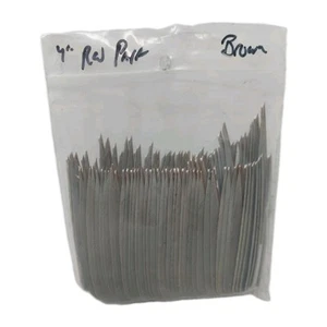 100pk Archery Arrow Feathers 4" Right Wing: Parabolic Brown - Picture 1 of 3