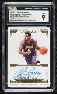 2020-21 Panini Flawless Distinguished Gold /10 Robert Horry CGC 9 Mint Auto - Picture 1 of 3