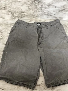 Vans Shorts Mens 34 Gray Casual Outdoors Pockets Belt Loop , - Picture 1 of 4