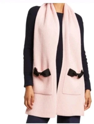 Kate Spade Grosgrain Lazo Bolsillo Bufanda Tutú Rosa Nuevo con Etiquetas Foto 1 de 4