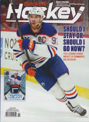 Beckett Hockey Price Guide Magazine November 2025 Connor McDavid Cover - Image 1 of 3