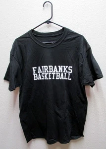 Fairbanks Alaska Basketball Large L Tshirt, Herrengröße unbenutzt Old Stock T-Shirt - Bild 1 von 2