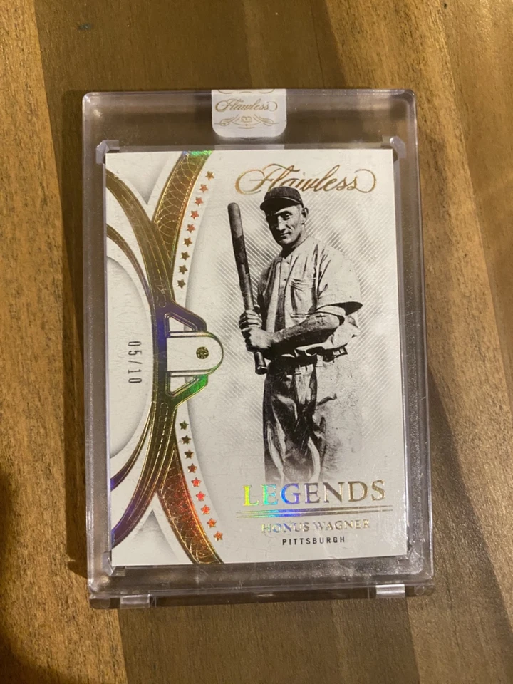 Panini Flawless 2022 - Leyendas Honus Wagner #26 Diamante Amarillo 5/10 Piratas Foto 1 de 2