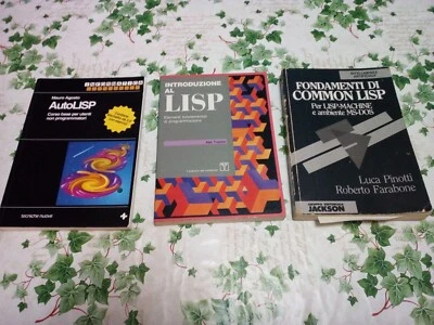 LIBRI INFORMATICA  - LISP LINGUAGGIO - BUONE CONDIZIONI - 3 LIBRI - Immagine 1 di 4