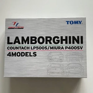 TOMICA LIMITED LAMBORGHINI COUNTACH LP500S MIURA P400SV 4Models Set New Unopened - Picture 1 of 12