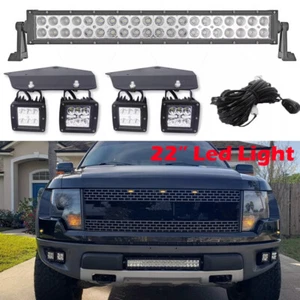 Barra de luz LED antiniebla oculta para Ford 10-14 F150 SVT Raptor + cables de soporte - Imagen 1 de 3