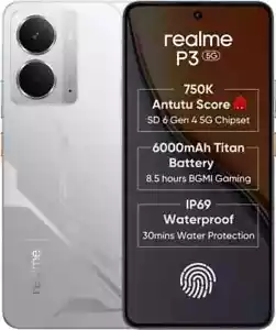 realme P3 5G (Silver 256GB 8GB RAM) 6 Gen 4 Processor 6.67 inch Global Version. - Picture 1 of 9