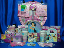 Princess Jasmine Party Set # 28 Cups Plates Napkins Tablecover Balloons Bracelet