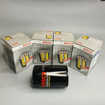 For 2005-2006 Jeep Liberty 2.8L 3425 GENUINE BOSCH OIL FILTER 4pcs set - Image 1 of 4