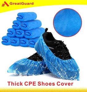 Disposable Plastic Shoe Covers Overshoes 5.0g Protector Waterproof AU 100-1000PC - Picture 1 of 7