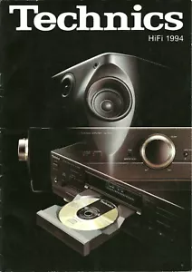 TECHNICS - BROCHURE CATALOGUE CATALOGO KATALOG - 1994 - Language: DEUTSCH - Zdjęcie 1 z 1