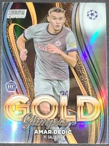 2023 Topps Chrome Stadium Club Soccer- Glimpses of Gold AMAR DEDIC #GG-AD - Bild 1 von 1