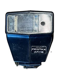 Vintage Asahi PENTAX AF-16 Camera Flash 3 Inch Black SLR Shoe Mount Accessory - Picture 1 of 6
