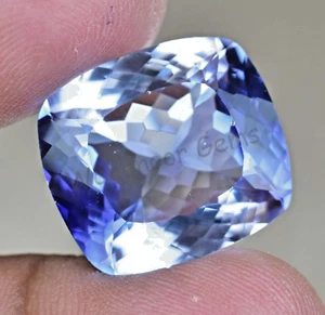 31.35 Ct Natural Blue Maxixe Beryl AGL Certified Cushion Rare Loose Gemstone - Picture 1 of 7
