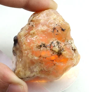 Opale Giallo Naturale Certificato Australiano Grezzo Non Tagliato Gemma Sciolta 273 Ct - Foto 1 di 8
