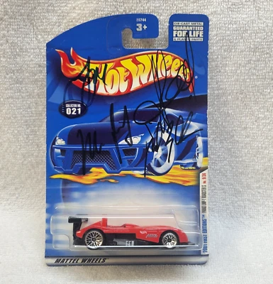 Hot Wheels 021 2001 Panoz LMP-1 Roadster; fully autographed by David Brabham + 3 - Image 1 of 3