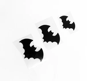 Bat Stickers Iron On Decals Clothes T-Shirt x 3 - Picture 1 of 2