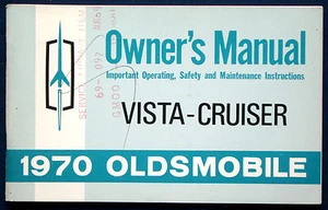 Owner's Manual Betriebsanleitung 1970 Oldsmobile Vista Cruiser (USA) - Bild 1 von 1