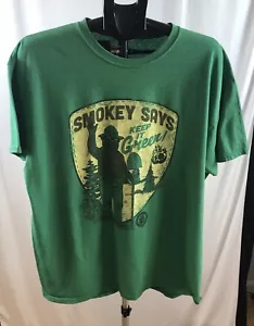 Vintage SMOKEY THE BEAR Adult XL SMOKEY SAYS KEEP IT GREEN T-Shirt Tee #fire - Picture 1 of 7