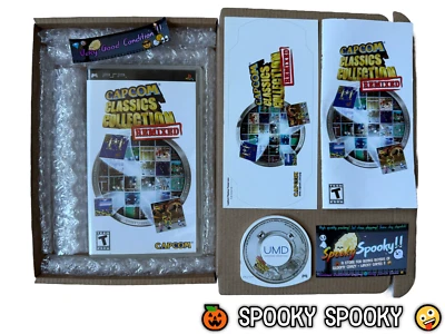 Capcom Classics Collection Remixed Sony PSP - NTSC-U/C USA VGC CIB - Tracked - Image 1 of 4