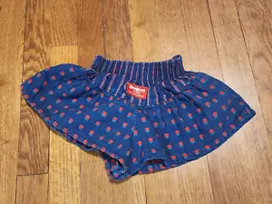 Vintage Oshkosh Shorts Cuolttes Split Skirt Rose Pattern Floral Sz 12 months - Picture 1 of 4