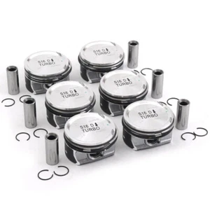 Pistons & Rings Set For Volvo S60 S80 V60 V70 XC60 XC70 B6304T 3.0T T6 / T6R - Picture 1 of 2